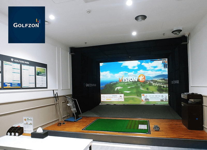 Phần mềm VISION của Golfzon sử dụng trong Golf 3D
