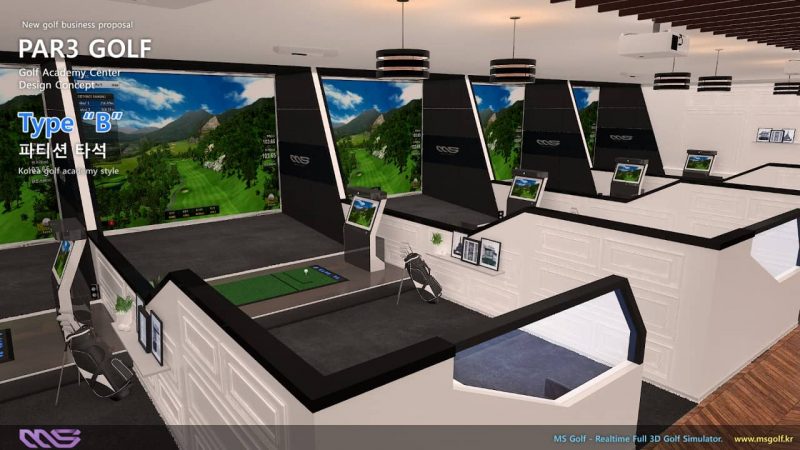Hình ảnh sắc nét, chân thực phần mềm Golf 3D MS