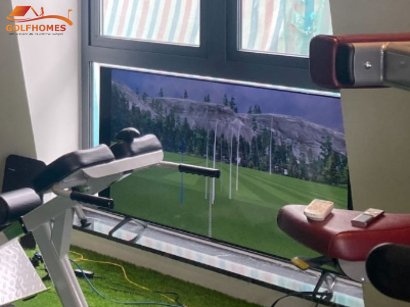 Phòng golf 3D giá rẻ bị lỗi hiển thị trên màn hình