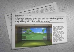 Báo chí đưa tin về việc golfer gặp rủi ro khi lắp đặt phòng golf 3D giá rẻ